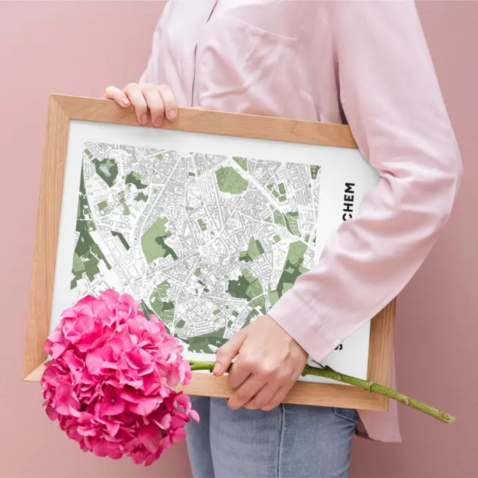 Offrir un cadeau avec la carte de Berchem-Sainte-Agathe à Bruxelles . Offrir un cadeau avec la carte de Berchem-Sainte-Agathe à Bruxelles .