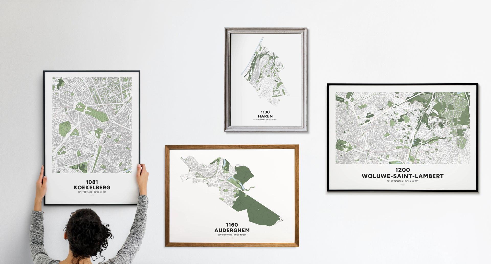 Cartes des communes de la Région de Bruxelles Capitale. Cartes des communes de la Région de Bruxelles Capitale.